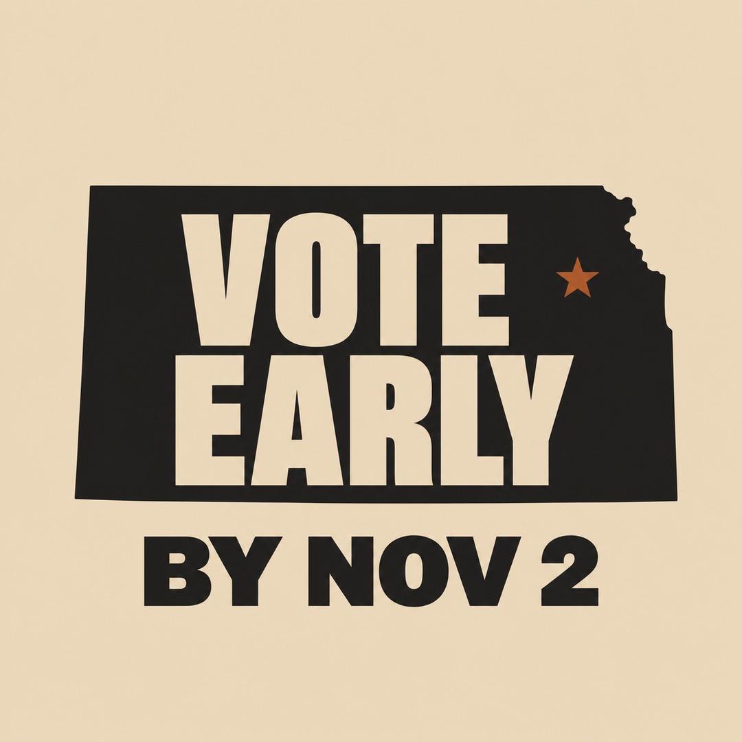 Kansas vote picture, hand-made design 10