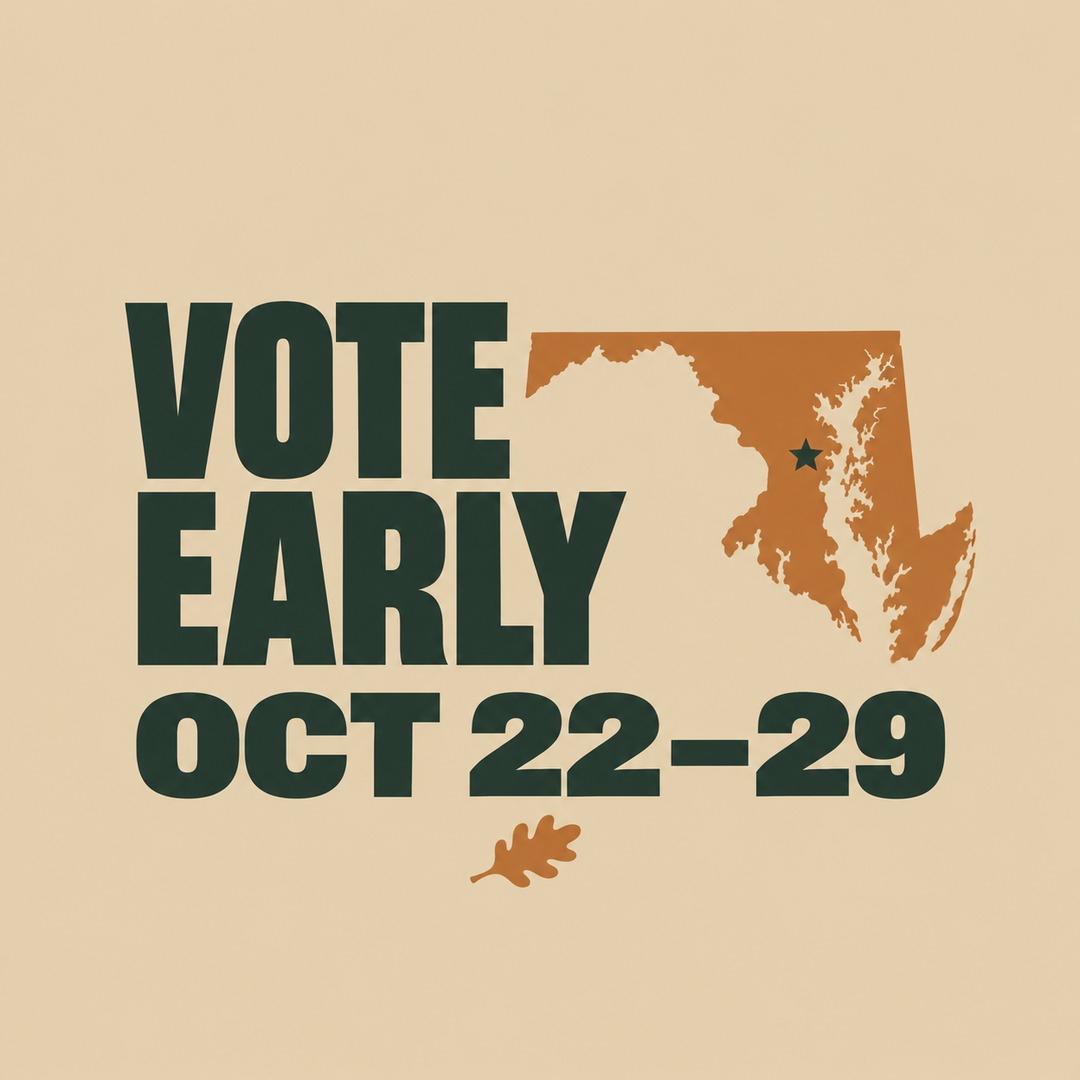 Maryland vote picture, hand-made design 2