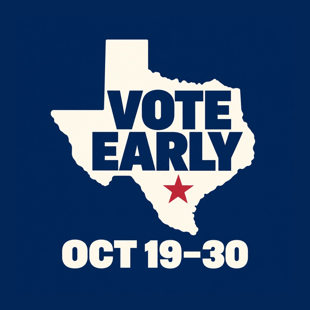 Texas vote picture, hand-made design 6